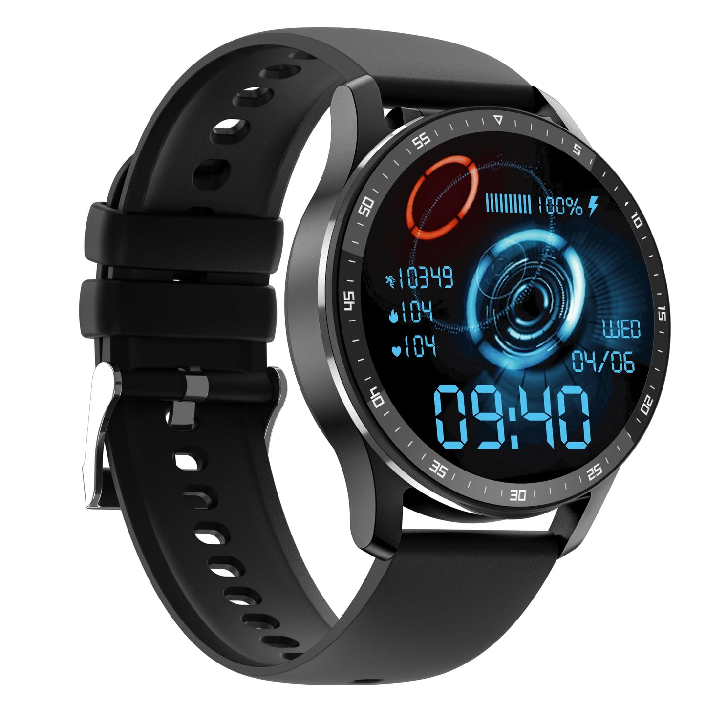 The X7 Pro Smartwatch Black Silicone